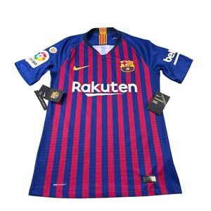Nike Vaporknit Barcelona #10 Messi Men's La Liga 17/18‎ Soccer Jersey Size S NWT